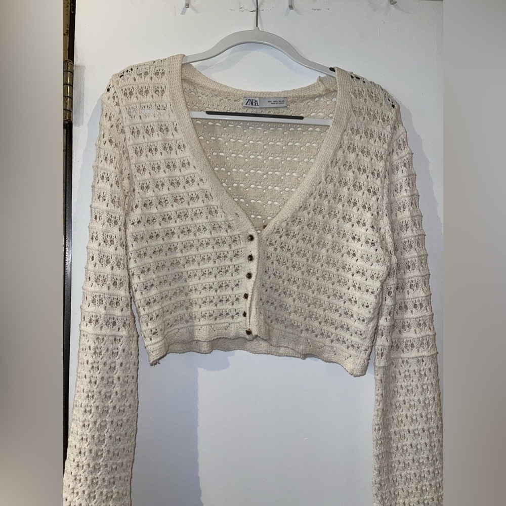 Zara Crochet Crop Top